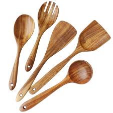 Wooden Utensils Set